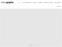 Tablet Screenshot of mmgraphic.com